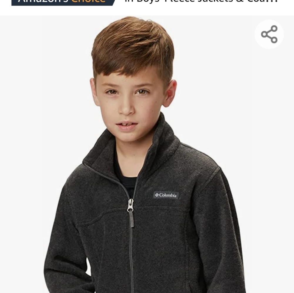 Columbia Youth Steens Mt II fullzip fleece